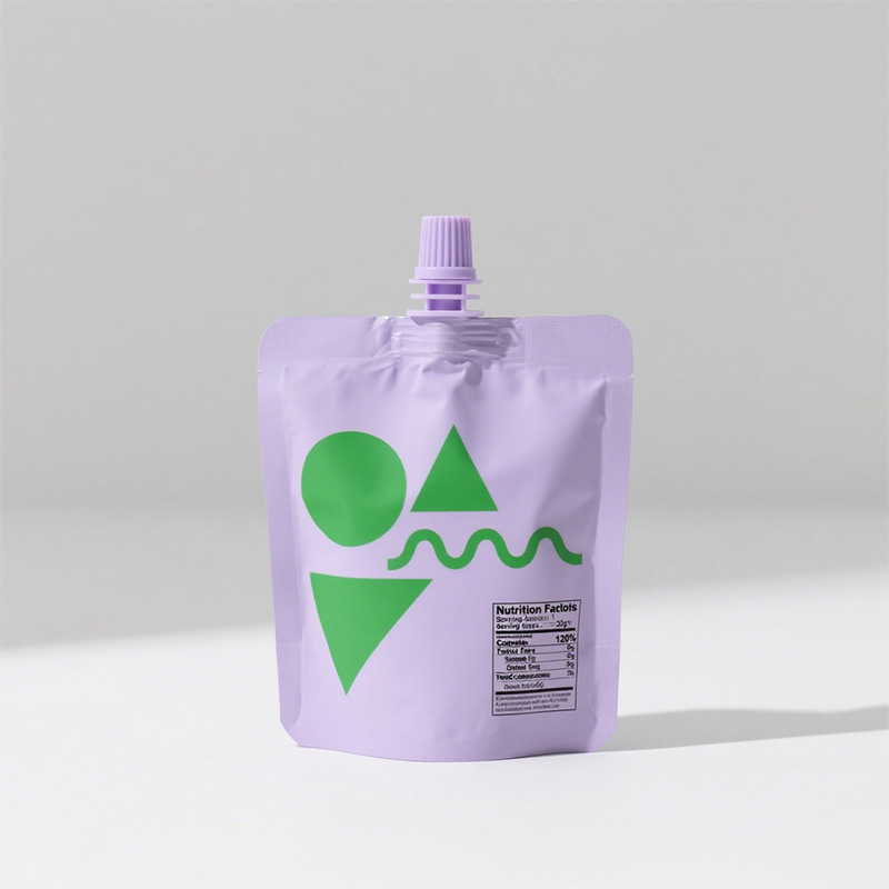 Flexible Stand-Up Spout Pouch for Shampoo Packaging with Multiple Color Choices