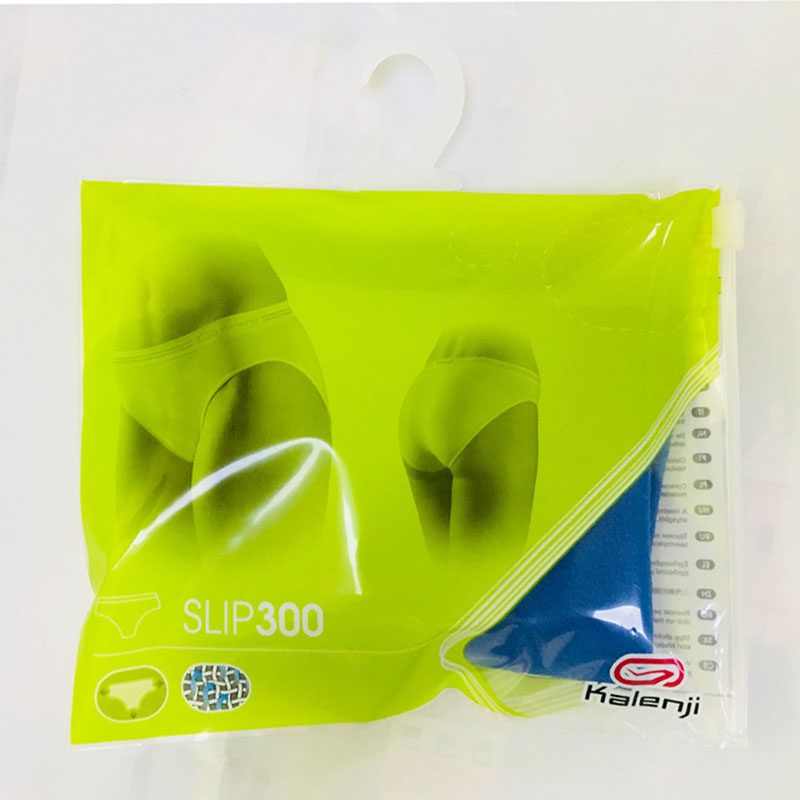 Manufacturer Biodegradable Frosted Zipper Bags for Clothes with Custom Printing