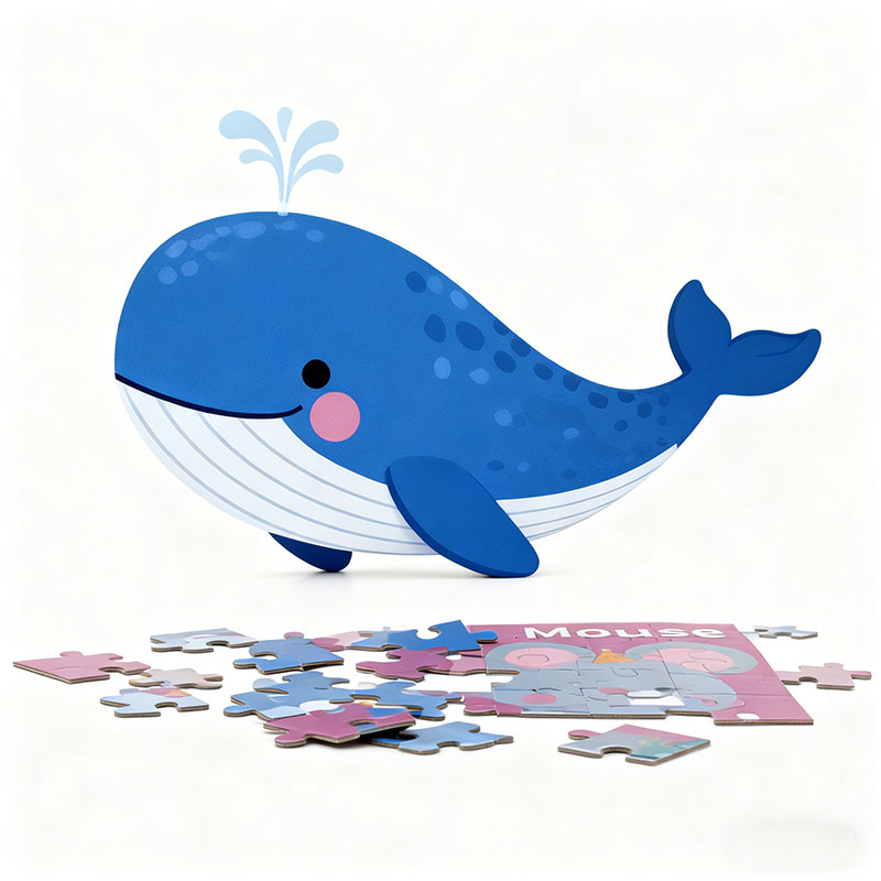 Ocean Life 48 Piece Floor Puzzle Large Play Mat for Kids Family Fun Activity Gift