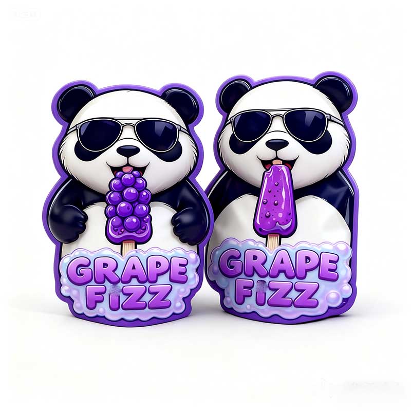 Premium Matte Irregular Shape Stand Up Pouch 6mil Airtight Seal Custom Size Printing