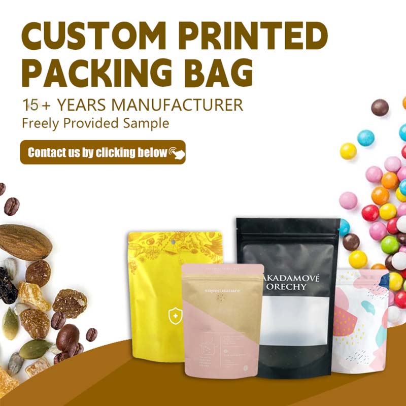 Lightweight Irregular Shape Snack Pouch 4mil PET PE Material Easy Fill and Space Save