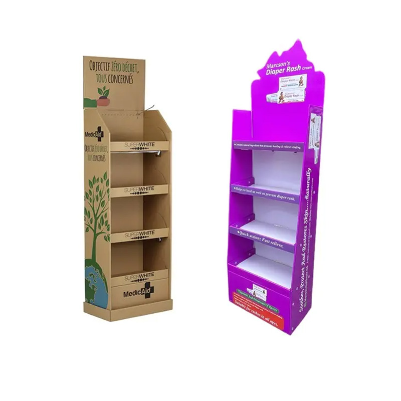Custom Color Cardboard Display Stand For Retail Shops OEM ODM Service