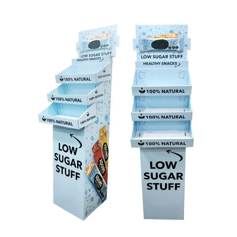 Custom Floor Standing Display For Product Promotion Color Options OEM