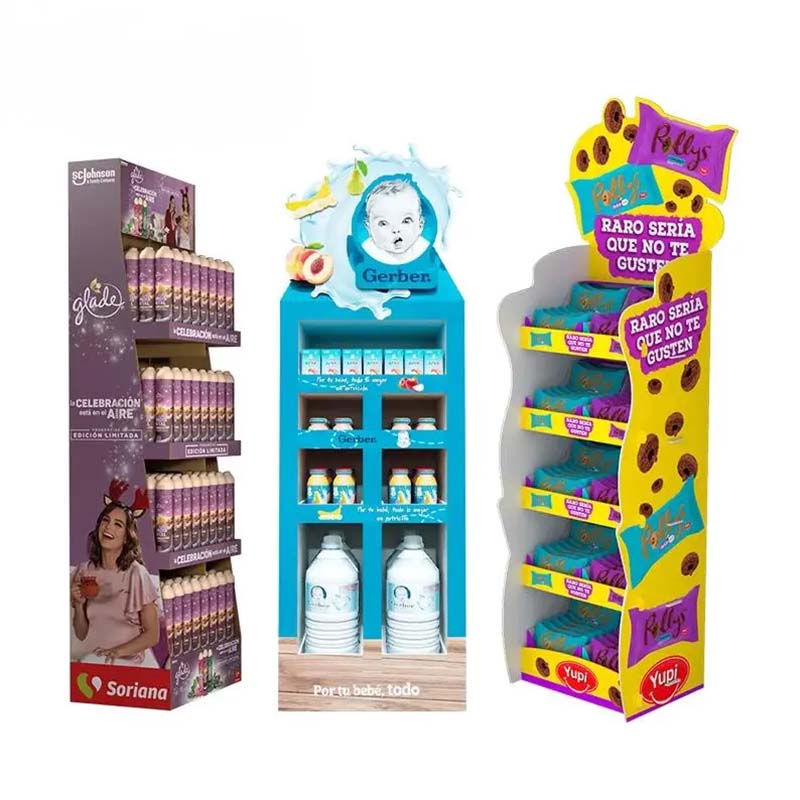 Custom Logo Paper Display Stand Color Shape Size Available Wholesale