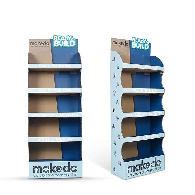 Custom Color Cardboard Display Stand For Retail Shops OEM ODM Service