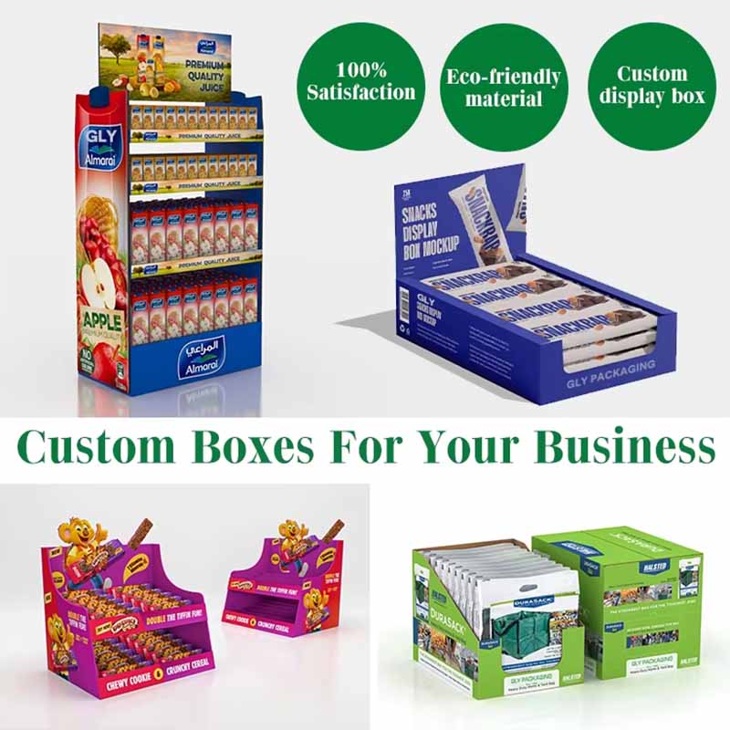 Custom Logo Paper Display Stand Color Shape Size Available Wholesale