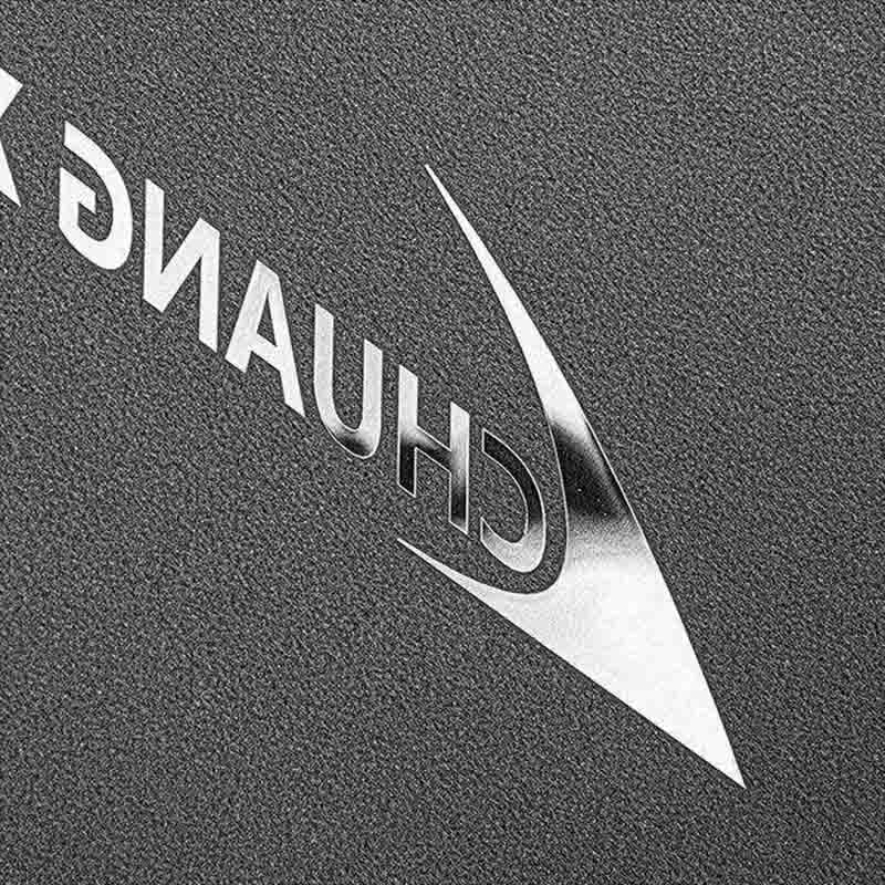 Durable UV Resistant Metal Decals with 3D Embossed Effect for Brand Customization