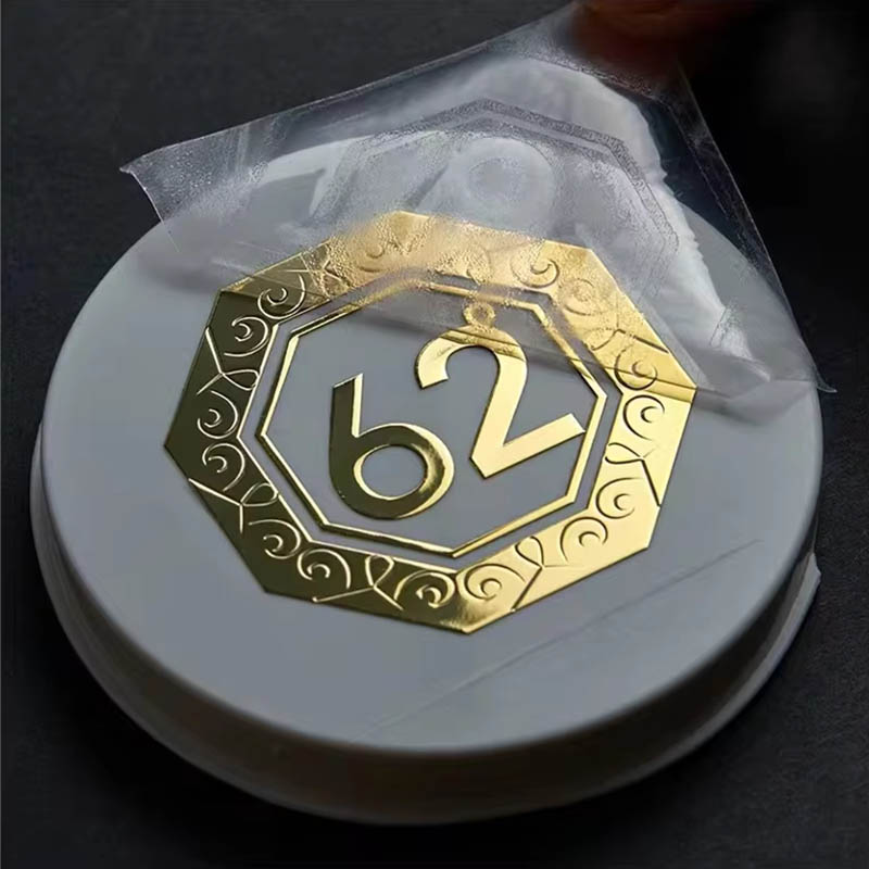 Premium 3D Metallic UV Transfer Labels Long Lasting Weatherproof Factory Supply