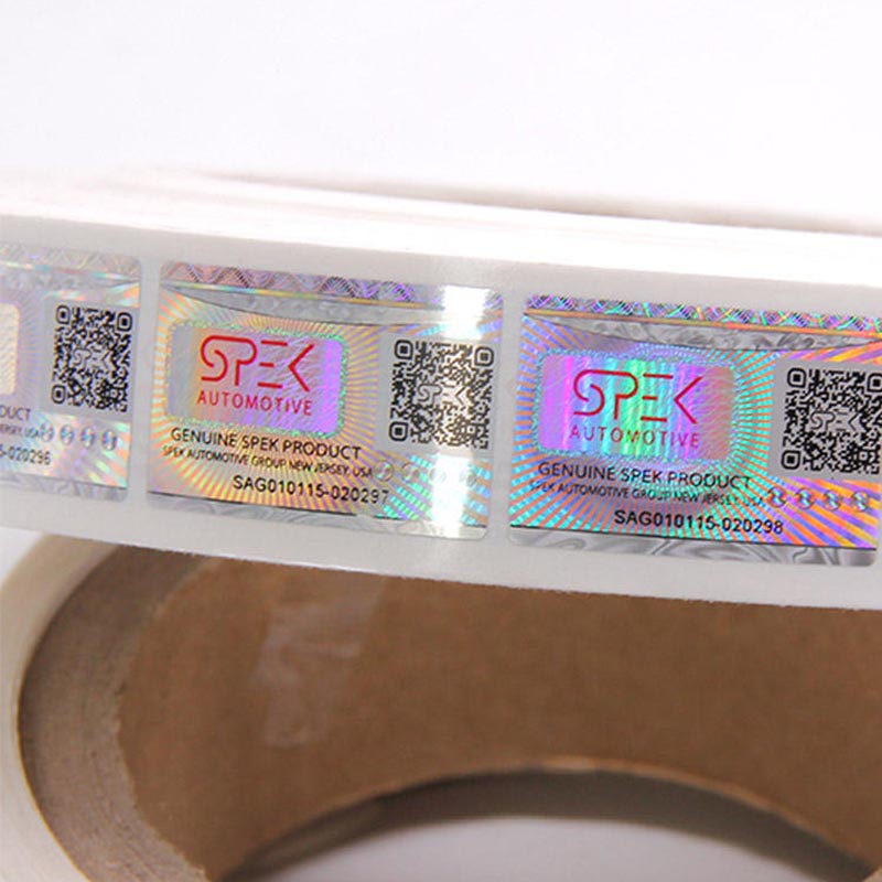 Laser Angle Hologram Anti-Counterfeit Labels Factory Custom Design Stickers